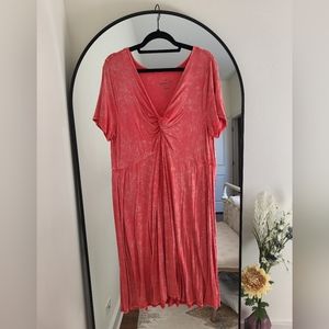 Torrid Super Soft Knit Dress, Pink Coral